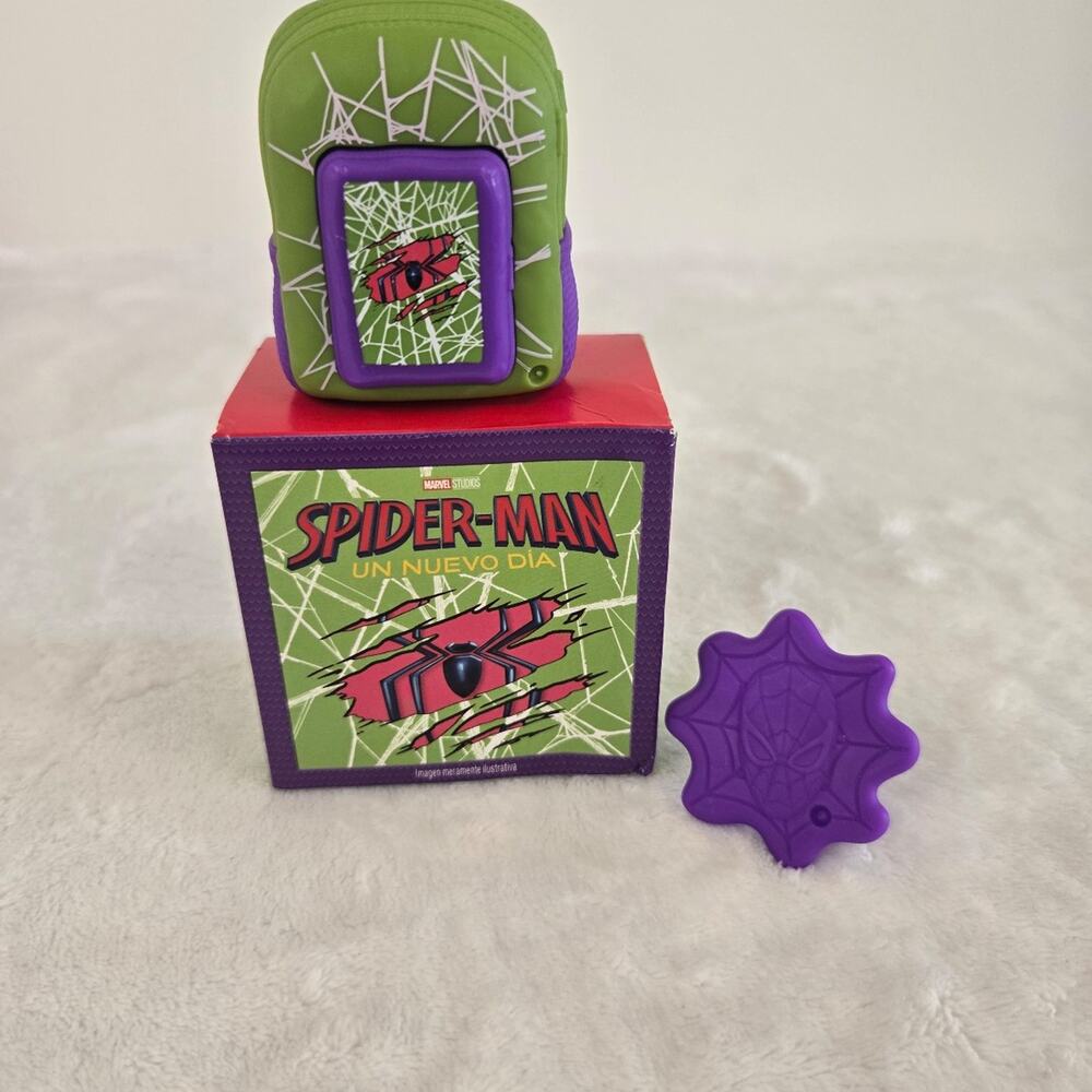 2026 McDonalds Toy Marvel Spider-Man Brand New Day Backpack Clip Happy Meal Toy
